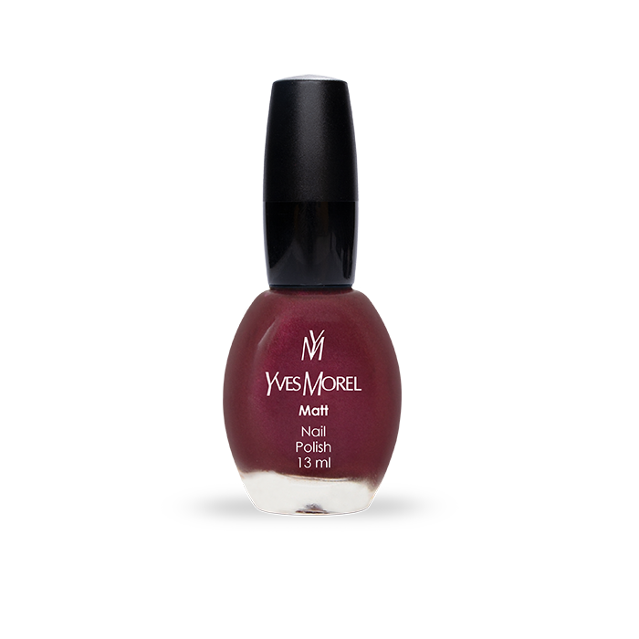 Yves Morel Nail Polish 403 – Red Wine Matte