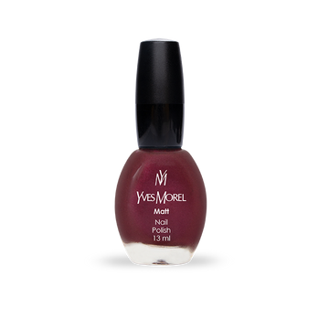 Yves Morel Nail Polish 403 – Red Wine Matte