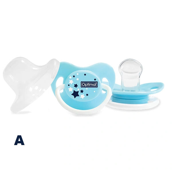 Optimal Orthodontic Silicone Pacifier 6+ Star